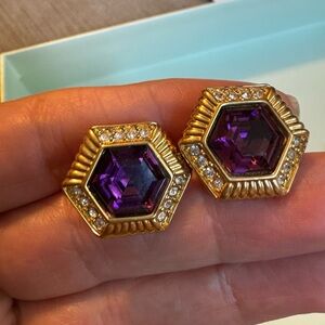 Swarovski vintage stud earrings